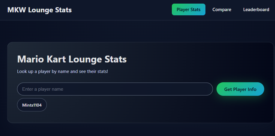 MKWorld Lounge Stats